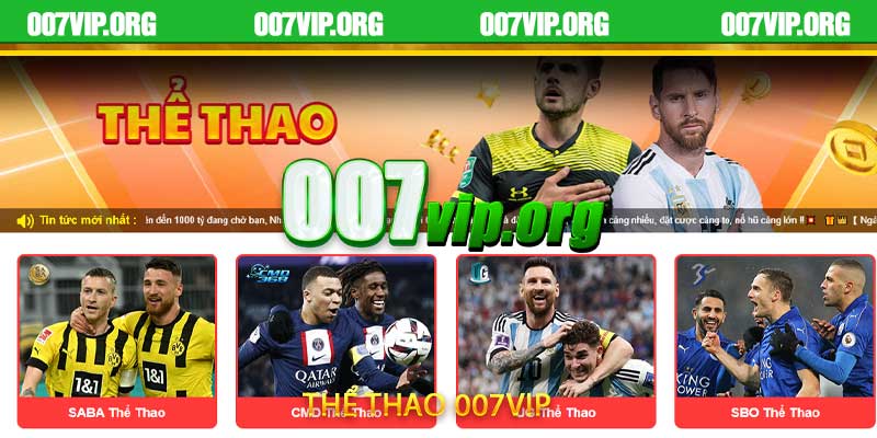 thể thao 007vip